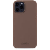 holdit iPhone 12/iPhone 12 Pro Skal Silikon Dark Brown