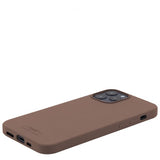 holdit iPhone 12/iPhone 12 Pro Skal Silikon Dark Brown