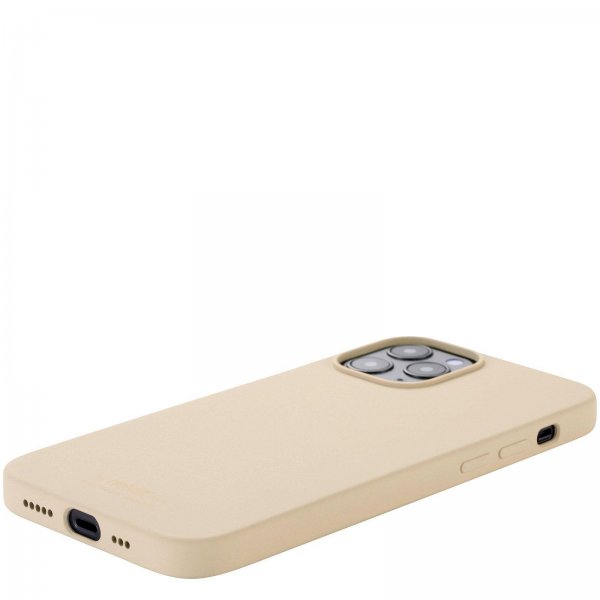 holdit iPhone 12/iPhone 12 Pro Skal Silikon Beige