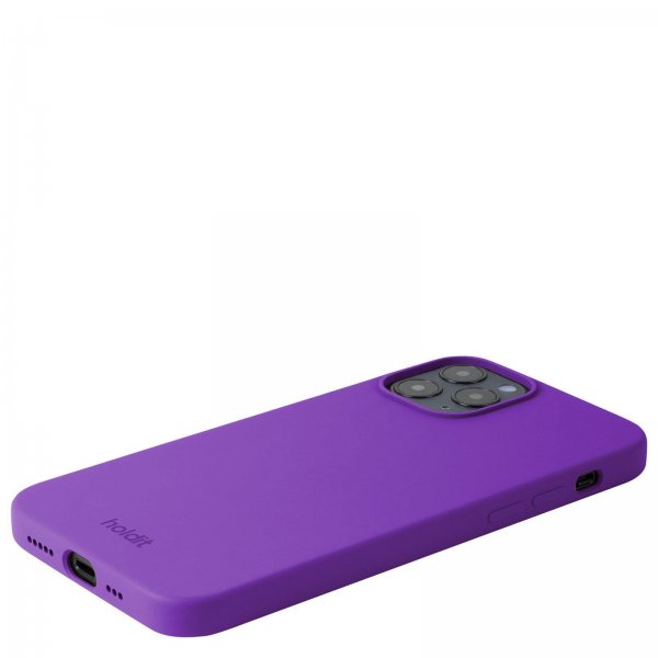 holdit iPhone 12/iPhone 12 Pro Skal Silikon Bright Purple