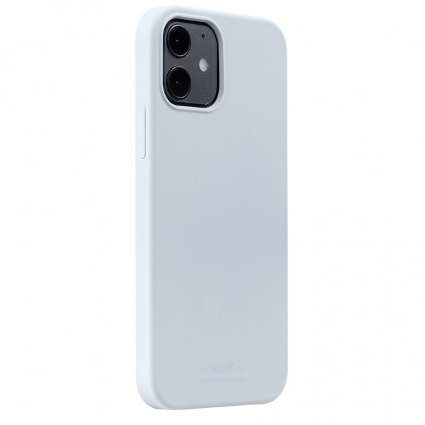 holdit iPhone 12/iPhone 12 Pro Skal Silikon Mineral Blue