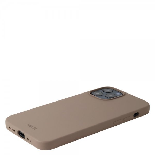 holdit iPhone 12/iPhone 12 Pro Skal Silikon Mocha Brown