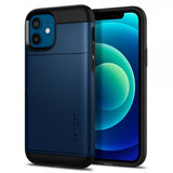 Spigen iPhone 12/iPhone 12 Pro Skal Slim Armor CS Navy Blue
