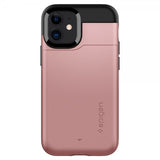 Spigen iPhone 12/iPhone 12 Pro Skal Slim Armor CS Roseguld