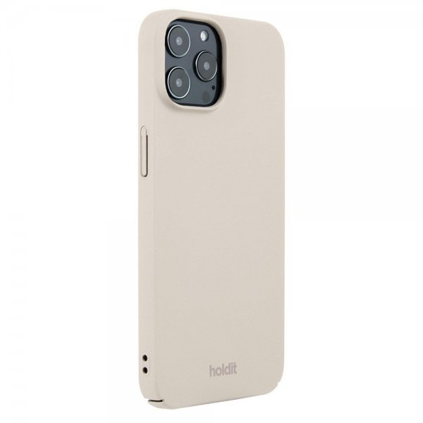 holdit iPhone 12/iPhone 12 Pro Skal Slim Case Light Beige