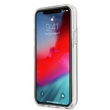 BMW iPhone 12/iPhone 12 Pro Skal Stripes Silver Transparent