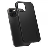 Spigen iPhone 12/iPhone 12 Pro Skal Thin Fit Svart