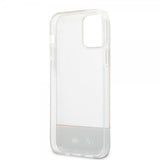 BMW iPhone 12/iPhone 12 Pro Skal Tricolor Stripe Transparent