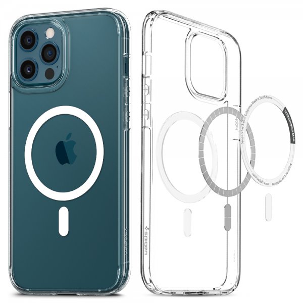 Spigen iPhone 12/iPhone 12 Pro Skal Ultra Hybrid Mag Vit