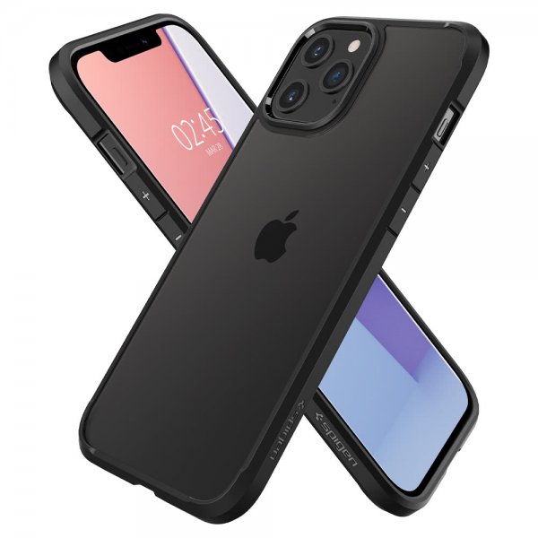 Spigen iPhone 12/iPhone 12 Pro Skal Ultra Hybrid Matte Black