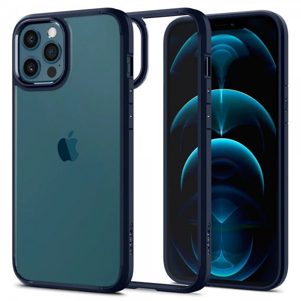 Spigen iPhone 12/iPhone 12 Pro Skal Ultra Hybrid Navy Blue