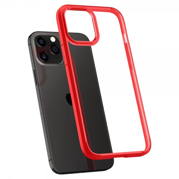 Spigen iPhone 12/iPhone 12 Pro Skal Ultra Hybrid Röd