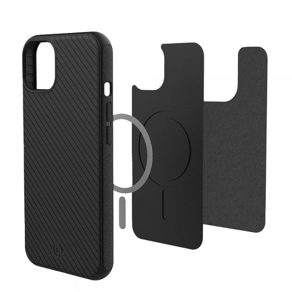 Celly iPhone 12/iPhone 12 Pro Skal ULTRAMAG Svart