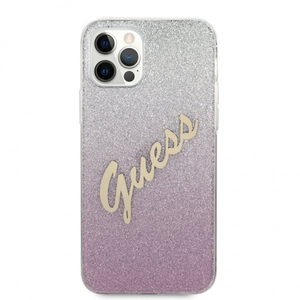 Guess iPhone 12/iPhone 12 Pro Skal Vintage Gradient Rosa