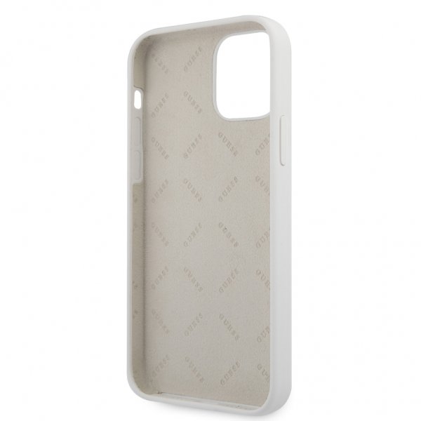Guess iPhone 12/iPhone 12 Pro Skal Vintage Silicone Cream