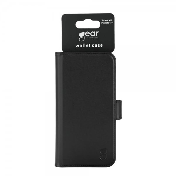 Gear iPhone 12/iPhone 12 Pro Fodral med Kortfack Svart