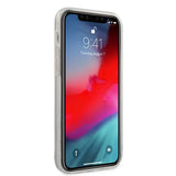 Guess iPhone 12/iPhone 12 Pro Skal Denim Triangle Ljusblå