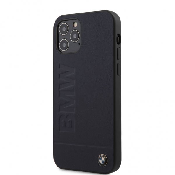 BMW iPhone 12/iPhone 12 Pro Skal Logo Graverad Navy