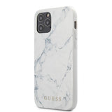 Guess iPhone 12/iPhone 12 Pro Skal Marble Cover Vit