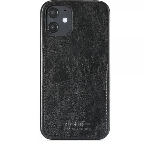 holdit iPhone 12/iPhone 12 Pro Skal med Kortfack Svart