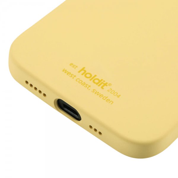 holdit iPhone 12/iPhone 12 Pro Skal Silikon Gul