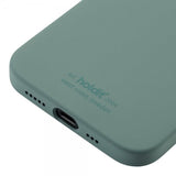 holdit iPhone 12/iPhone 12 Pro Skal Silikon Moss Green