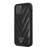 Guess iPhone 12/iPhone 12 Pro Skal V Quilted Svart