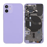 iPhone 12 Mini Baksida Komplett Med Smådelar - Lila