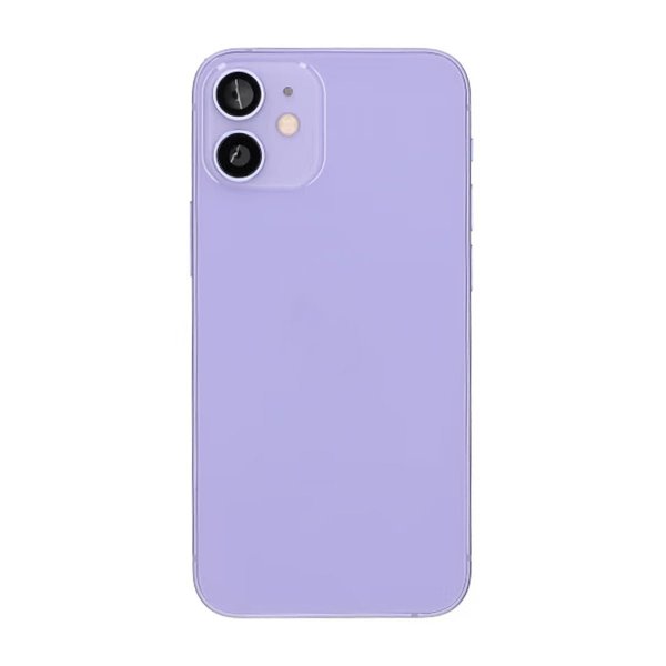 iPhone 12 Mini Baksida Komplett Med Smådelar - Lila