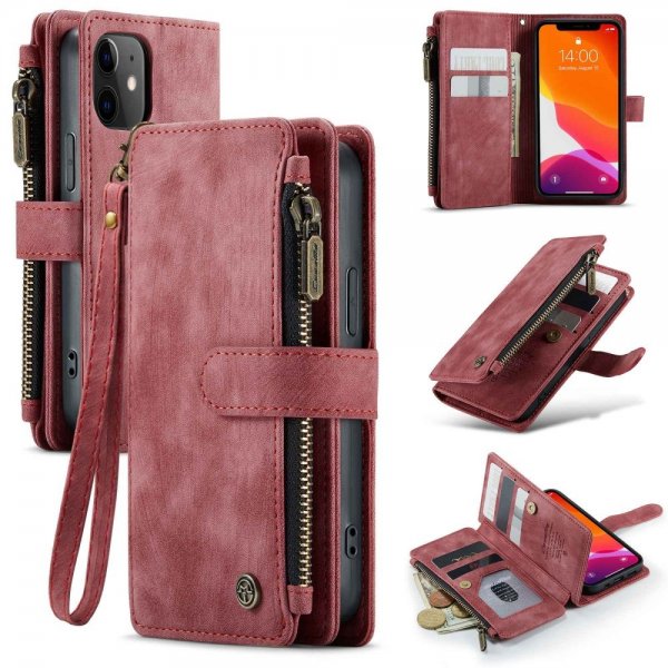 CaseMe iPhone 12 Mini Fodral C30 Series Röd