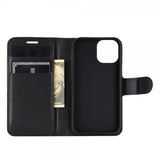iPhone 12 Mini Fodral Litchi Svart