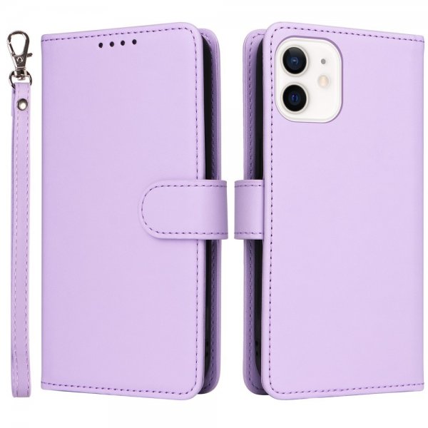 Betopnice iPhone 12 Mini Fodral med Löstagbart Skal 005 Lila
