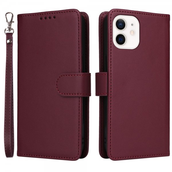 Betopnice iPhone 12 Mini Fodral med Löstagbart Skal 005 Röd