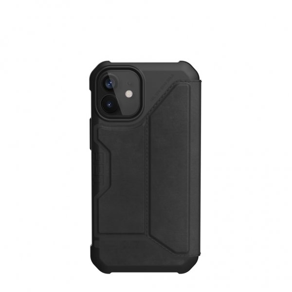 Urban Armor Gear (UAG) iPhone 12 Mini Fodral Metropolis Leather Svart