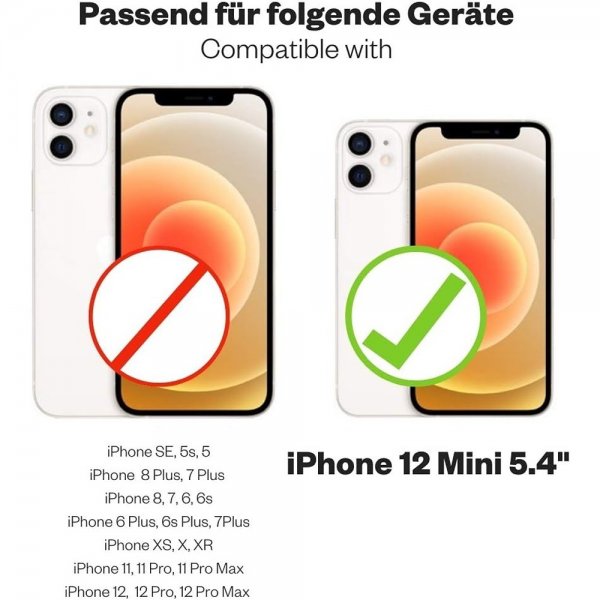 Kavaj iPhone 12 Mini Fodral Miami Svart