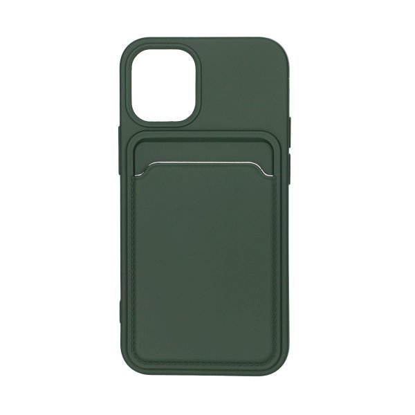 iPhone 12 Mini Skal Korthållare Grön