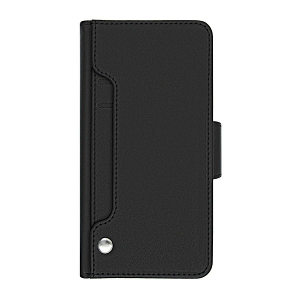 Rvelon iPhone 12 Mini Fodral Utfällbart Kortfack Svart