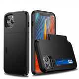 iPhone 12 Mini Skal Card Slide Svart