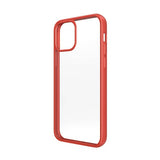 PanzerGlass iPhone 12 Mini Skal ClearCase Color Mandarin Red