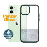 PanzerGlass iPhone 12 Mini Skal ClearCase Color Racing Green