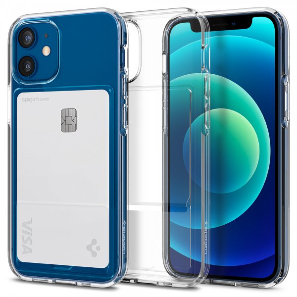 Spigen iPhone 12 Mini Skal Crystal Slot Crystal Clear