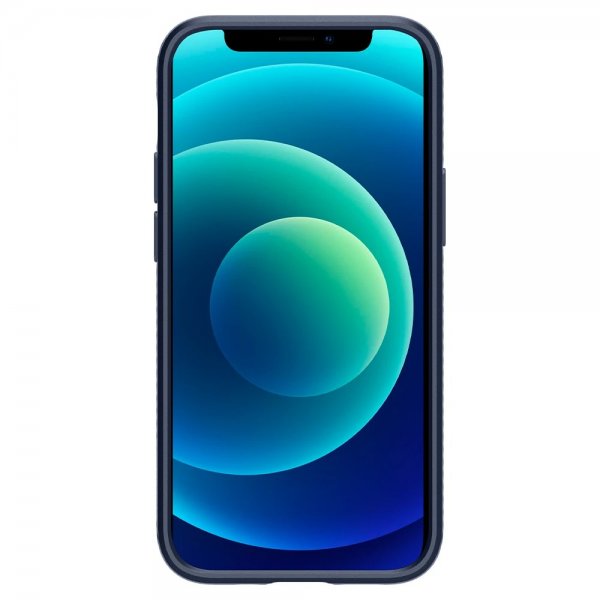Spigen iPhone 12 Mini Skal Liquid Air Navy Blue