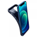 Spigen iPhone 12 Mini Skal Liquid Air Navy Blue