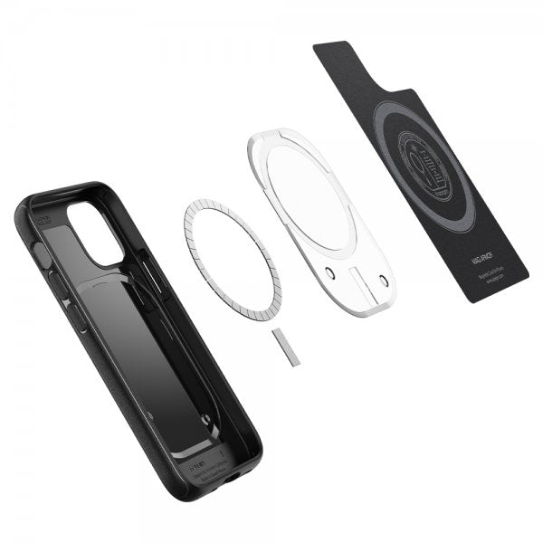 Spigen iPhone 12 Mini Skal Mag Armor Matte Black