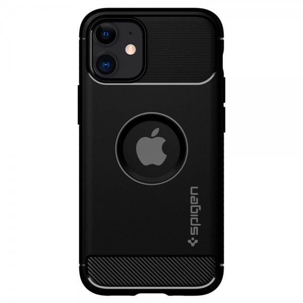 Spigen iPhone 12 Mini Skal Rugged Armor Matte Black
