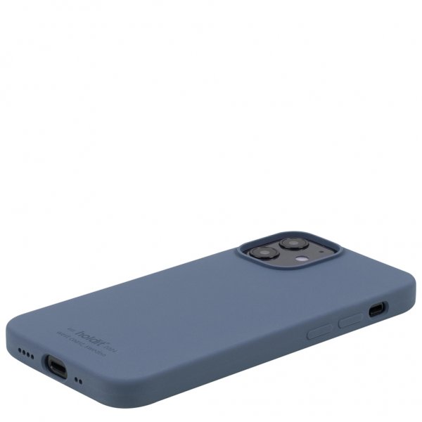 holdit iPhone 12 Mini Skal Silikon Pacific Blue