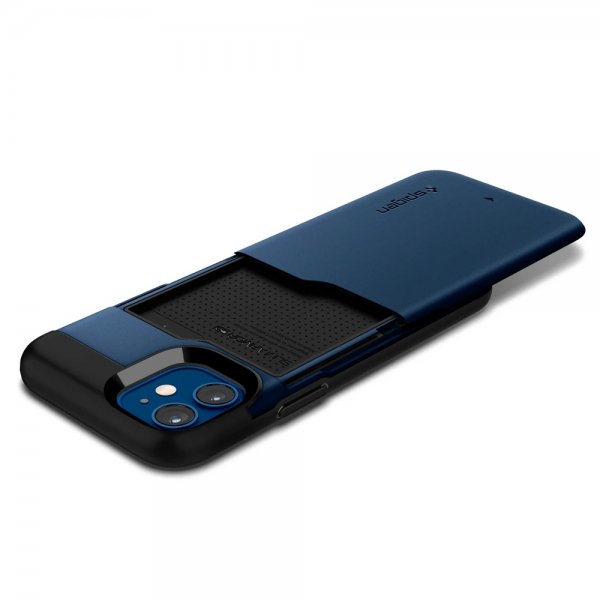 Spigen iPhone 12 Mini Skal Slim Armor CS Navy Blue