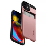 Spigen iPhone 12 Mini Skal Slim Armor CS Roseguld
