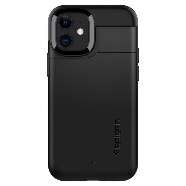 Spigen iPhone 12 Mini Skal Slim Armor CS Svart