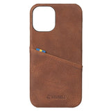 Krusell iPhone 12 Mini Skal Sunne CardCover Vintage Cognac